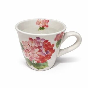 Maxcera “Pink Hydrangea” Large Ceramic Mug — Coffee / Tea